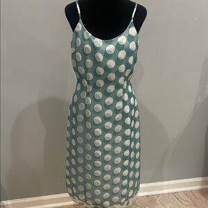 Pale blue  Polka Dot Slip Dress - Women’s size 6